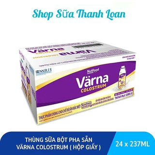 [HSD T5-2025] Thùng 24 Hộp Sữa Bột Pha Sẵn Varna Colostrum 237ml - Tăng Đề Kháng Nhanh.