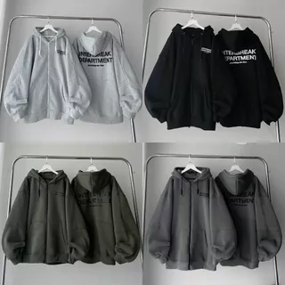 [CÓ SẴN] Áo Khoác Nỉ Hoodie Zip INTERRBEAK BỐN Màu Form Rộng Unisex Nam Nữ - Áo Hoodie dây kéo f.s.shop68🖤