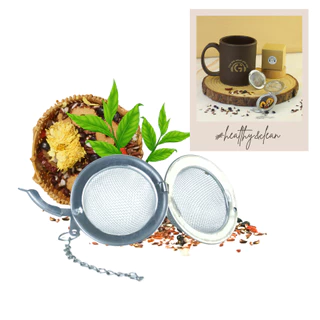 Bóng lưới lọc trà bằng inox GUfoods - Chất liệu bền đẹp, Thân thiện môi trường, Tái sử dụng nhiều lần, Pha trà tiện lợi