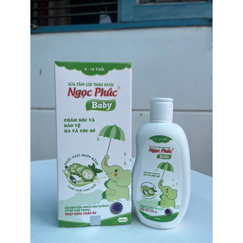 Sữa tắm gội thảo dược Ngọc Phúc baby