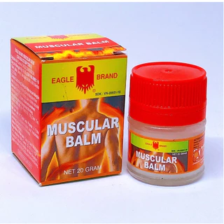 (Giá Sĩ) Dầu cù là Con Ó đỏ Muscular Balm 20g-Hàng Chính Hãng Nhập Khẩu SIngapore Có Tiếng Việt