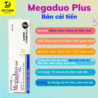 Megaduo Gel/Plus Gamma 15g-30g, Gel Giảm Mụn Ẩn, Thâm, Đầu Đen Cho Da Dầu Mụn!!!