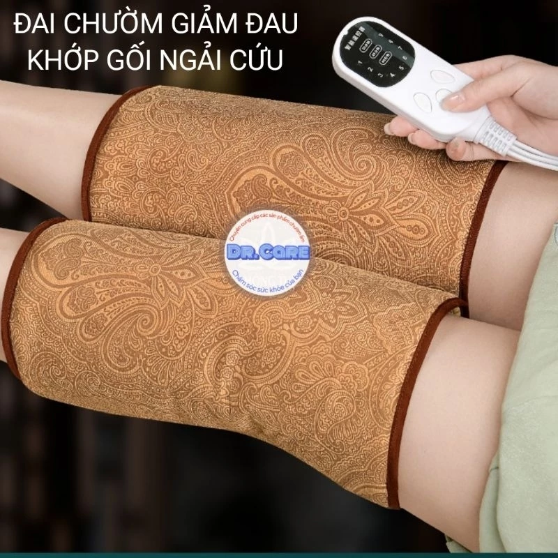 Đai Chườm Ngải Cứu  Khớp Gối - Đai Chườm Đa Năng giảm đau mỏi gối