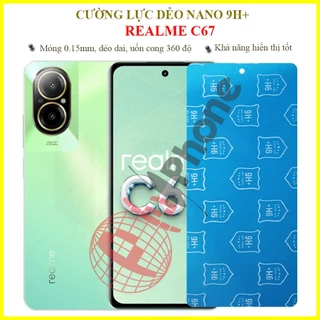 Dán cường lực dẻo nano cho Realme C67