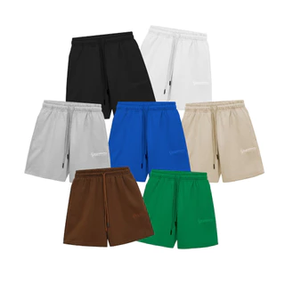 Quần Short Nỉ SAIGONESE Unisex Nam Nữ 5 Màu Trơn