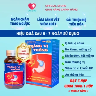 Viên Uống Tràng Vị Thống - Dùng Cho Người Trào Ngược & Viêm Loét Dạ Dày Hộp 30V