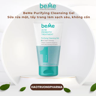 [Hàng công ty] BeMe Purifying Cleansing Gel - Gel rửa mặt lợi khuẩn - tảo biển, sạch sâu, ngừa mụn 150ml