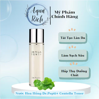 Nước Hoa Hồng Rau Má Làm Dịu - Dưỡng Sáng - Cân Bằng Da Dr. Pepti+ Centella Toner 180ml