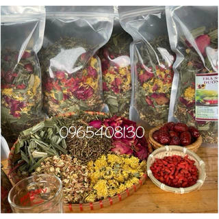 COMBO 2kg Trà Sơn Mật Dưỡng Tâm Mix 7 Vị Siêu Thơm Ngon ( Sơn Mật , Cỏ Ngọt , Táo Đỏ , Cúc Chi , Hoa Hồng , Lá Dứa ,....