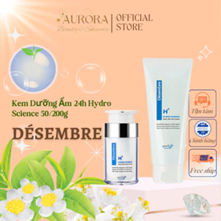 Kem Dưõng Ẩm 24h Hydro Science Cream - DESEMBRE Chính Hãng cho da khô, cấp dưỡng chất và độ ẩm hoàn hảo cho da 50 - 200g