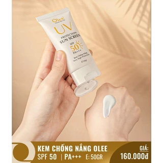 1 chai kem chống nắng olee SPS 50+ kháng nước