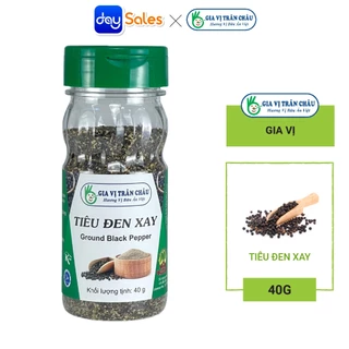 Tiêu Đen Xay Gia Vị Trân Châu (Hũ 40g)