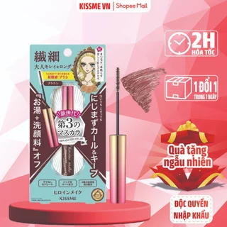 Mascara Nâng Cong Mi Và Dài Tơi Mi Dạng Màng Film Kissme Heroine Make Màu Nâu (6g)