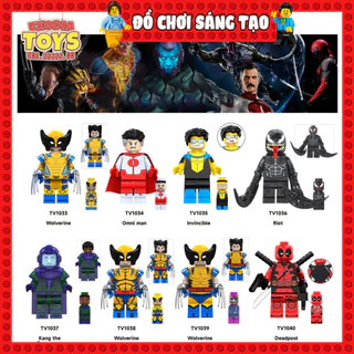 Xếp hình Minifigure Nhân vật siêu anh hùng Marvel và Invincible - Đồ Chơi Lắp Ghép Sáng Tạo - TV6205