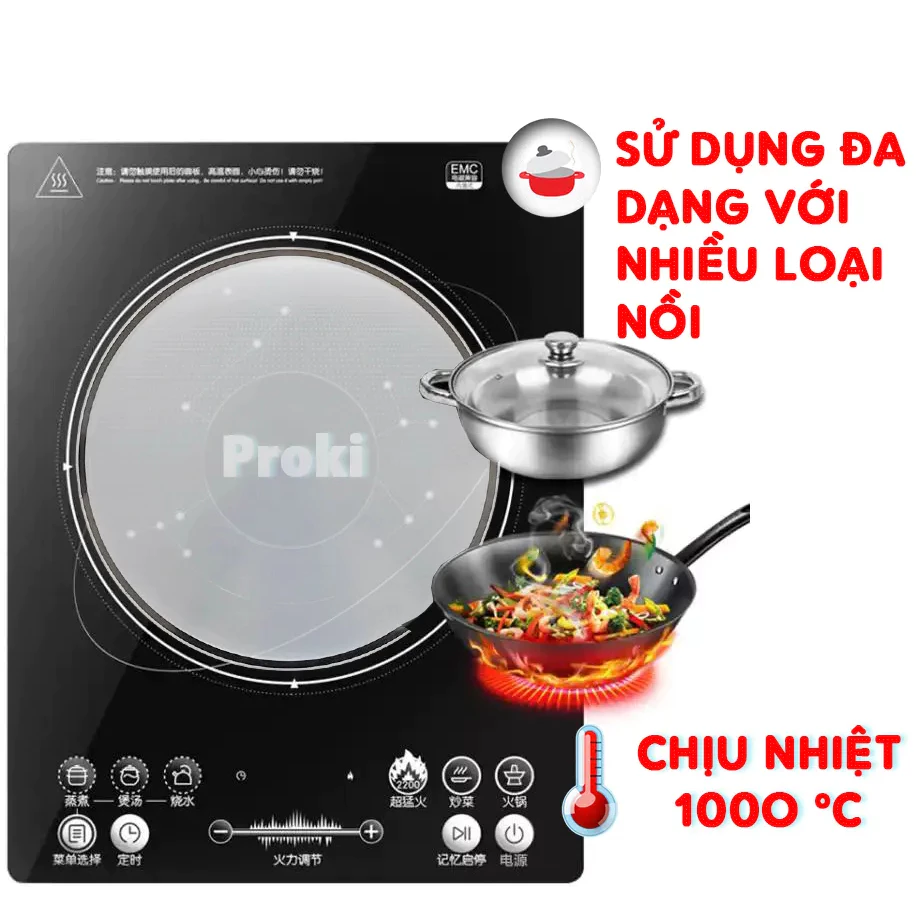 Tấm silicon Tường Lâm ngăn trầy xước mặt bếp từ