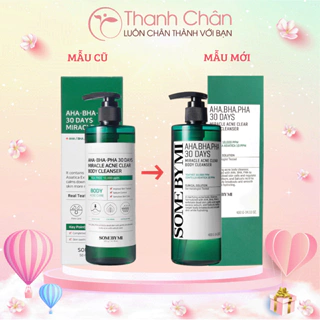 Sữa Tắm Giảm Mụn Lưng AHA BHA PHA 30 Days Miracle Acne Clear Body Cleanser Some By Mi 400g