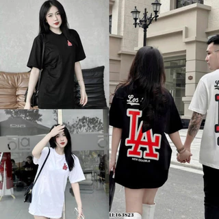 Áo Thun Nam Mờ Lờ B In Logo LA Siêu Nét - Áo Thun Mờ Lờ B Chất Cotton Khô Cao Cấp