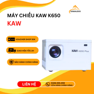 Máy chiếu mini KAW K650 plus - Hàng chính hãng bảo hành 12 tháng