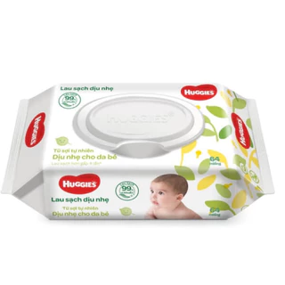 khăn ướt huggies gói 64 tờ