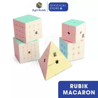 Bộ Sưu Tập Rubik MoYu Macaron 2x2 3x3 4x4 5x5 Pyraminx Rubic Biến Thể Stickerless- BST Rubic Macaron- Zyo Rubik