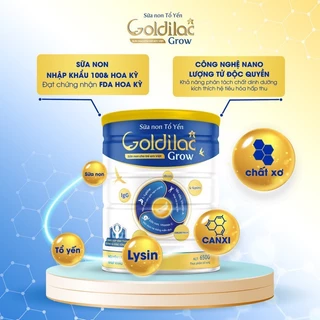 SỮA NON TỔ YẾN GOLDILAC GROW CHÍNH HÃNG