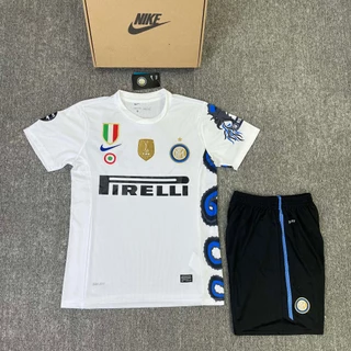 Áo Bóng Đá CLB Inter Milan 2010 - Chuẩn Mẫu Thi Đấu - Vải Polyester Gai Thái Cao Cấp