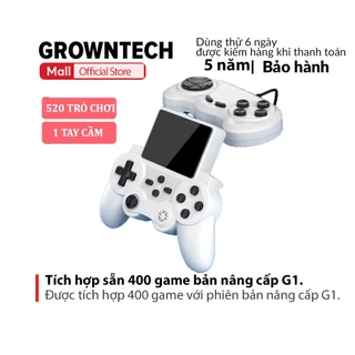 Máy Chơi Game 4 Nút 400 Trò Chơi GrownTech Kết Nối Được Với TV, Kết Nối Tay Cầm Chơi 2 Người