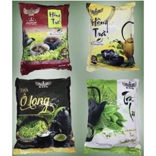 Trà Xuân Thịnh - Olong/ Lài/ Hồng Trà ( Đỏ - Vàng ) gói 1kg