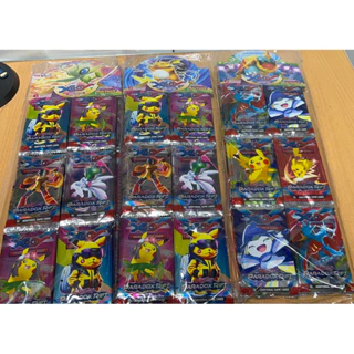 BỘ 8 THẺ BÀI POKEMON (1túi 8 thẻ đẹp cứng) COMBO THẺ BÀI DẠ QUANG SIÊU NGẦU, giá Sỉ Bộ 36 gói thẻ