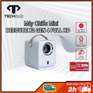 Máy Chiếu Mini BeeCube X2 Max Gen 4 2023 Chính Hãng - Full HD 1080p - Kết Nối Tất Cả Thiết Bị Siêu Tiện Lợi