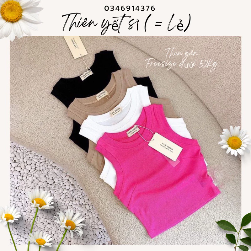 Áo BA LỖ NGƯỢC nữ, áo croptop sát nách nữ kiểu ôm body tank top vải gân co giãn tốt, mặc đi chơi, đi biển - Thiên Yết