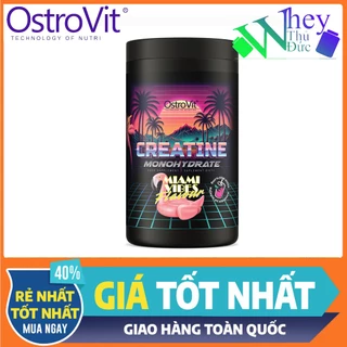 Ostrovit Creatine Monohydrate 500g 300g vị MIAMI VIBES - Tăng sức mạnh sức bền cơ bắp