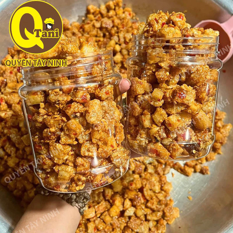 COMBO Bánh tráng phơi sương mỏng cuộn TÓP MỠ HÀNH PHI, MUỐI NHUYỄN, SATE CAY NGON