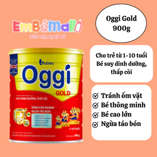 [Quét mã - Tích điểm đổi quà] Sữa bột Vitadairy Oggi Gold 900G – Dinh dưỡng cho trẻ nhẹ cân, thấp còi
