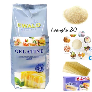 Bột gelatin EWALD Đức / Bột gelatine gói từ 50g ~500g bloom 250