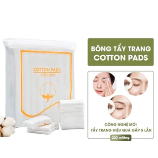 Bông tẩy trang, bông tẩy trang 222 miếng 3 lớp Cotton pads Auth