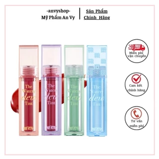 Son Tint bóng Merzy The Waterry Dew Tint 4g lâu trôi căng mọng ver 1 ver 2 ver 3 ver 4