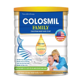 Sữa non Colosmil Family  900 gam_ (Mẫu Mới) Colosmil Platinum 900g  bổ sung canxi giúp Tăng cường hệ miễn dịch