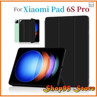 Bao da nam châm cho MiPad 6S Pro 12.4 Xiaomi Pad 6s 12.4" lưng cứng