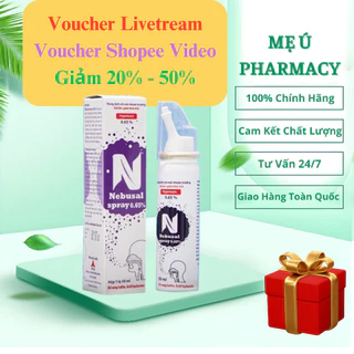 Xịt Mũi Nebusal Spray 0.65% - Hỗ Trợ Phục Hồi Tổn Thương, Cấp Ẩm Cho Mũi - Lọ 50ml