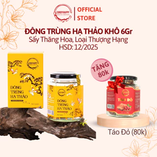 Đông Trùng Hạ Thảo Khô Sấy Thăng Hoa CordyHappy 6g (Loại Thượng Hạng)