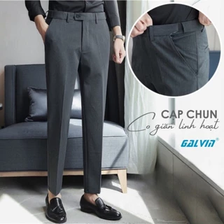 Quần Âu Cao Cấp chất liệu cotton cạp chun cao cấp