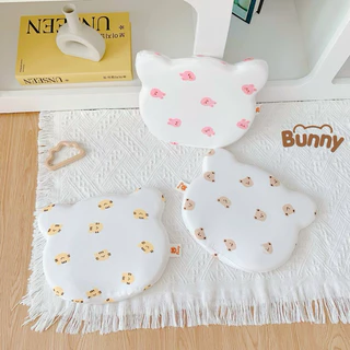 Gối Cao Su Non Hình Tai Gấu Bunny Chống Bẹp Đầu Cho Bé Sơ Sinh Mẫu Mới