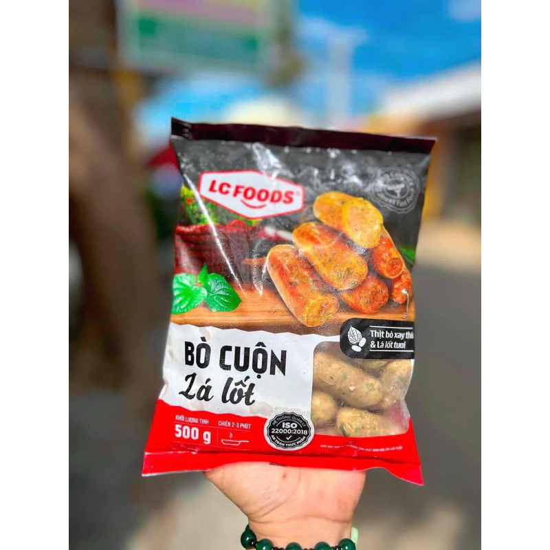 Bò cuộn lá lốt Lc foods 500gr