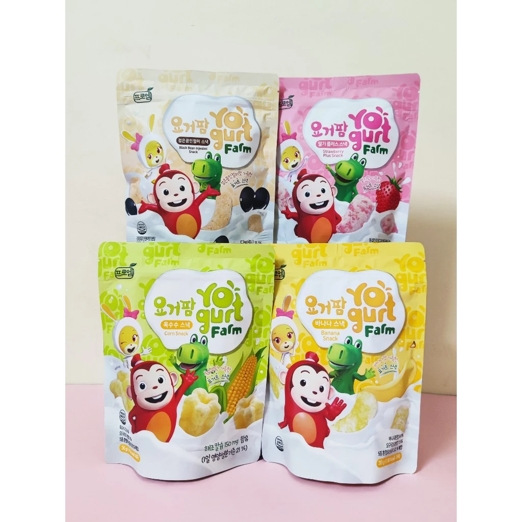 Bánh Snack sữa chua Yogurt Farm Mom's Care cho bé từ 8 tháng tuổi (date 12/2024)