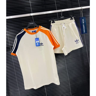 Bộ Thể Thao Adidas Logo Thêu Nam Nữ Bản Cao Cấp ,Bộ Das Cộc Tay Nam Nữ Hàng Đẹp Chất Cotton Siêu Mát Trẻ Trung Năng Động