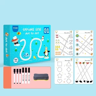Sách Tô Vẽ Thông Minh Xóa Được - Đồ Chơi Giáo Dục Montessori Cho Bé