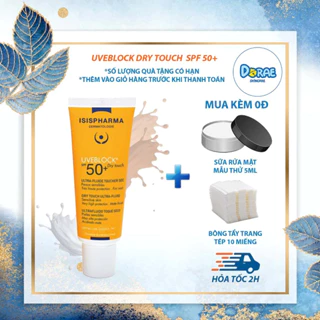 ✅[Hàng Auth_Giá Sỉ] Kem chống nắng dành cho da nhờn ISIS Pharma Uveblock Spf50+ Dry Touch (40ml)