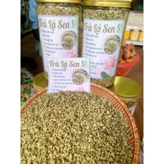 Trà lá sen non cuộn, sấy lạnh giảm cân (500g, 1kg) thượng hạng, đặc sản trà lá sen, chè lá sen vo viên, sao vàng