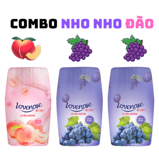 Lọ thơm phòng mùi đào nho dứa, lọ tỏa hương Lovenose dung tích 250 ml thơm lâu tới 60 ngày